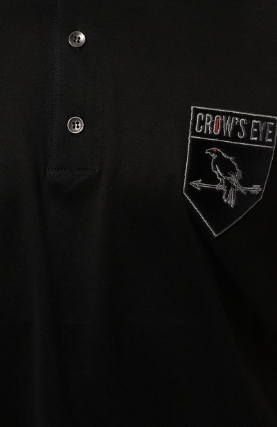 Хлопковое поло CROW’S EYE, арт. L.E. 1, фото 5