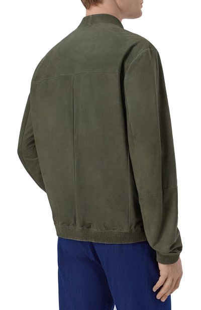 Замшевый бомбер STEFANO RICCI, арт. M7J6100140/SUEJS3, фото 4