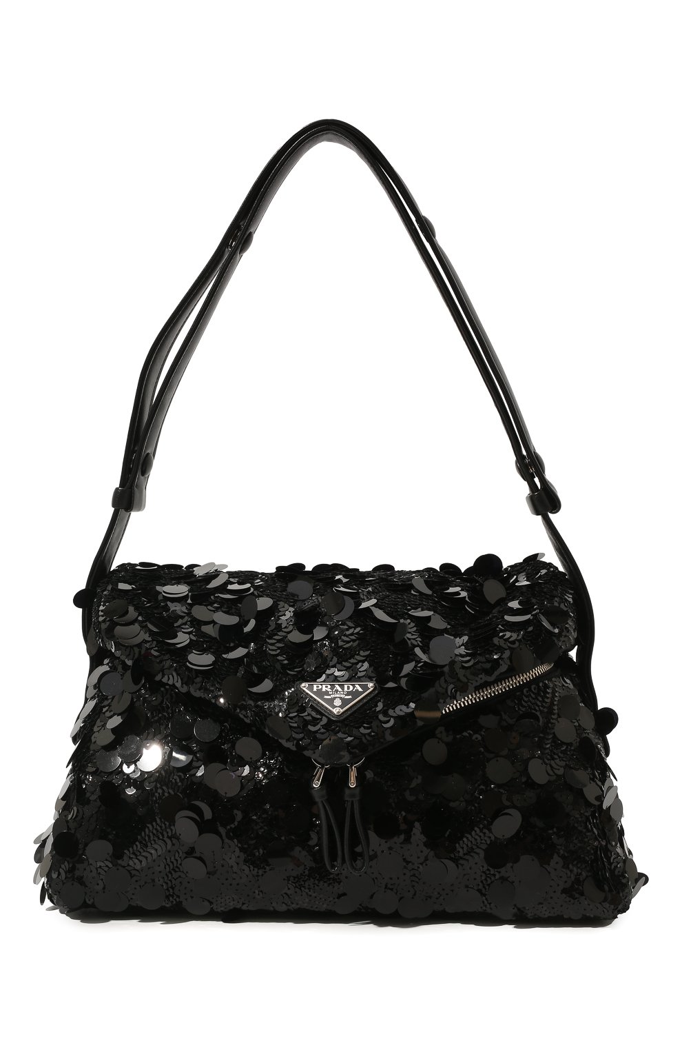 Сумка signaux PRADA черного цвета по цене 325000 руб., арт. 1BC165-2DX0-F0002-OOO, фото 1 Сумка signaux PRADA, арт. 1BC165-2DX0-F0002-OOO, фото 1