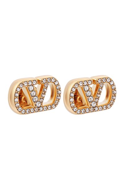 Серьги VALENTINO золотого цвета по цене 49950 руб., арт. 9W2J0BV8/YCW, фото 3 Серьги VALENTINO, арт. 9W2J0BV8/YCW, фото 3