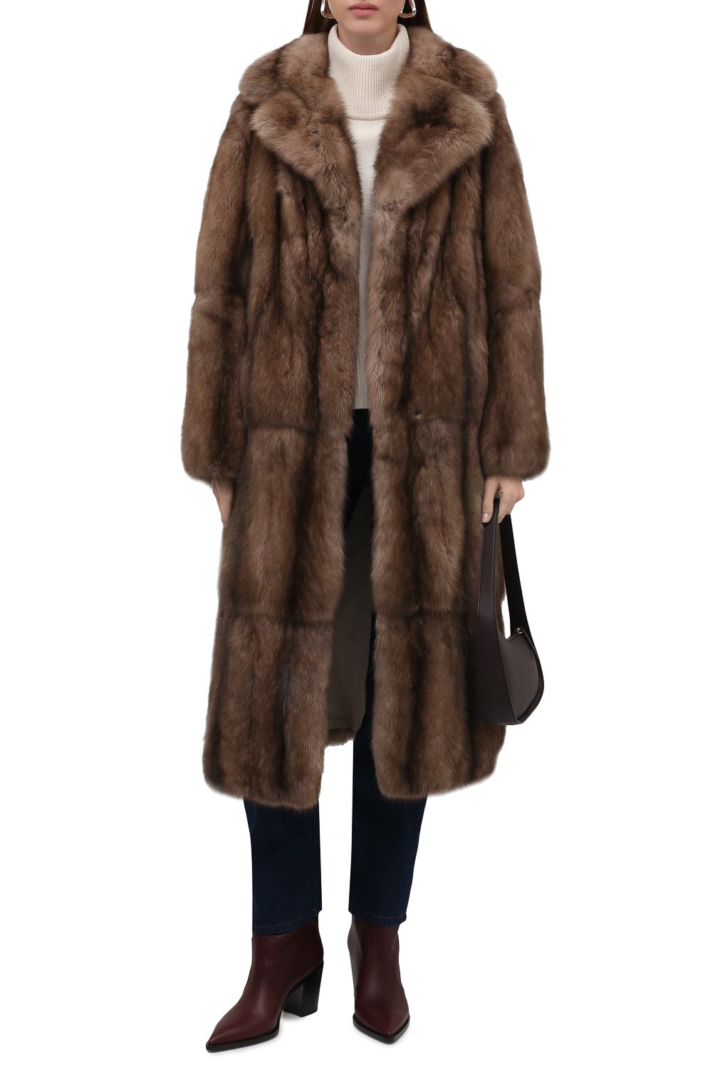 Двусторонняя шуба из соболя YVES SALOMON, арт. 22WYM33420ZIRV, фото 2