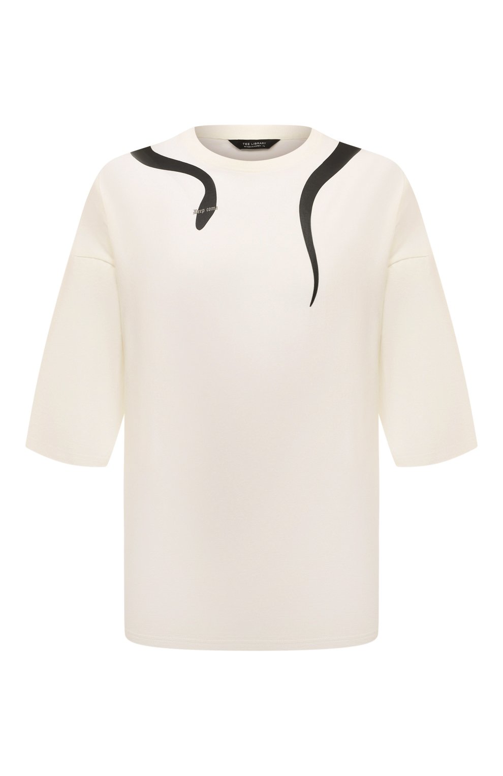 Хлопковая футболка TEE LIBRARY, арт. TCF-15-0T-0W, фото 1