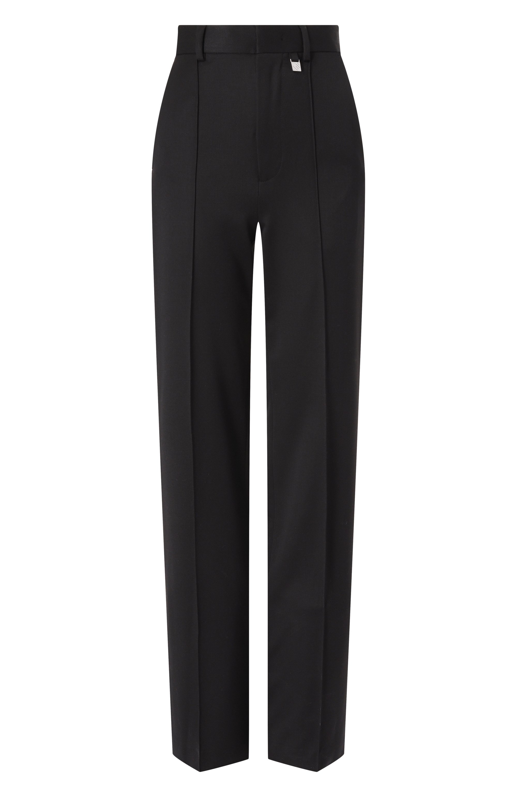 Шерстяные брюки GIUSEPPE DI MORABITO черного цвета по цене 74150 руб., арт. 04SSPA114 04410, фото 1 Шерстяные брюки GIUSEPPE DI MORABITO, арт. 04SSPA114 04410, фото 1