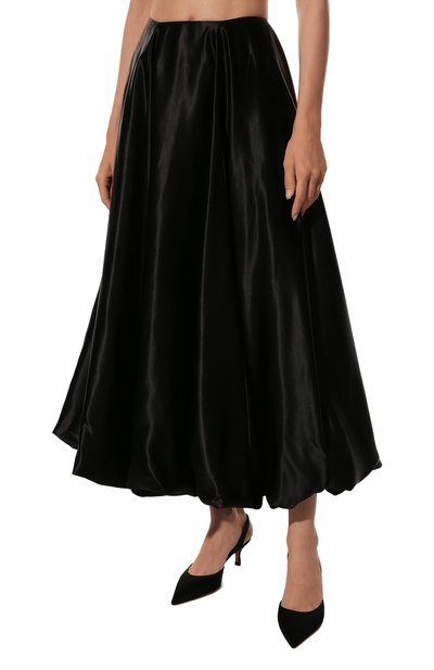 Юбка из вискозы и шелка PERVERT черного цвета по цене 60000 руб., арт. PE22/SK202/60-04, фото 3 Юбка из вискозы и шелка PERVERT, арт. PE22/SK202/60-04, фото 3