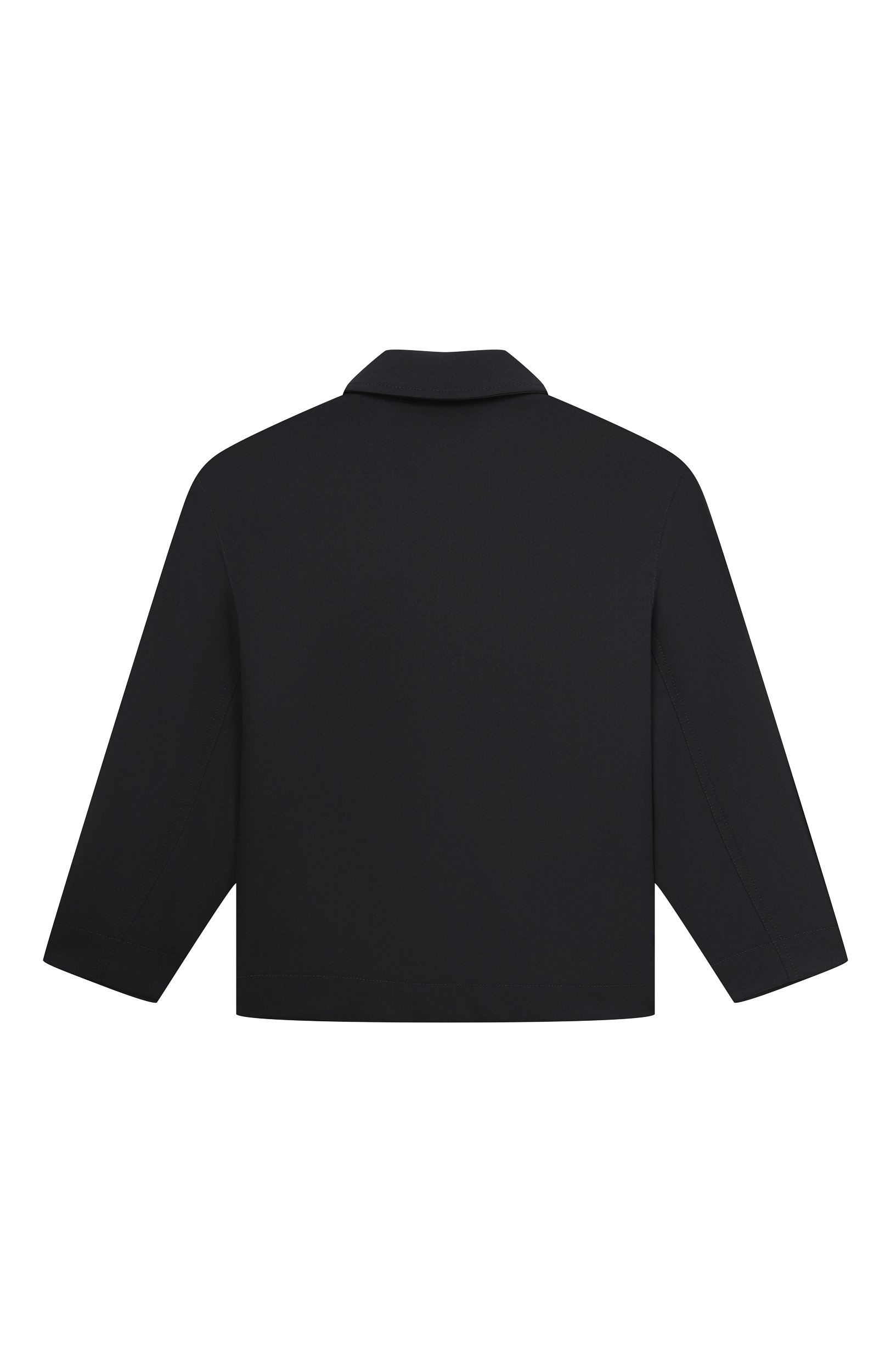 Шерстная куртка DOLCE & GABBANA темно-синего цвета по цене 71950 руб., арт. L42BA5/FUZEM_001, фото 2 Шерстная куртка DOLCE & GABBANA, арт. L42BA5/FUZEM_001, фото 2