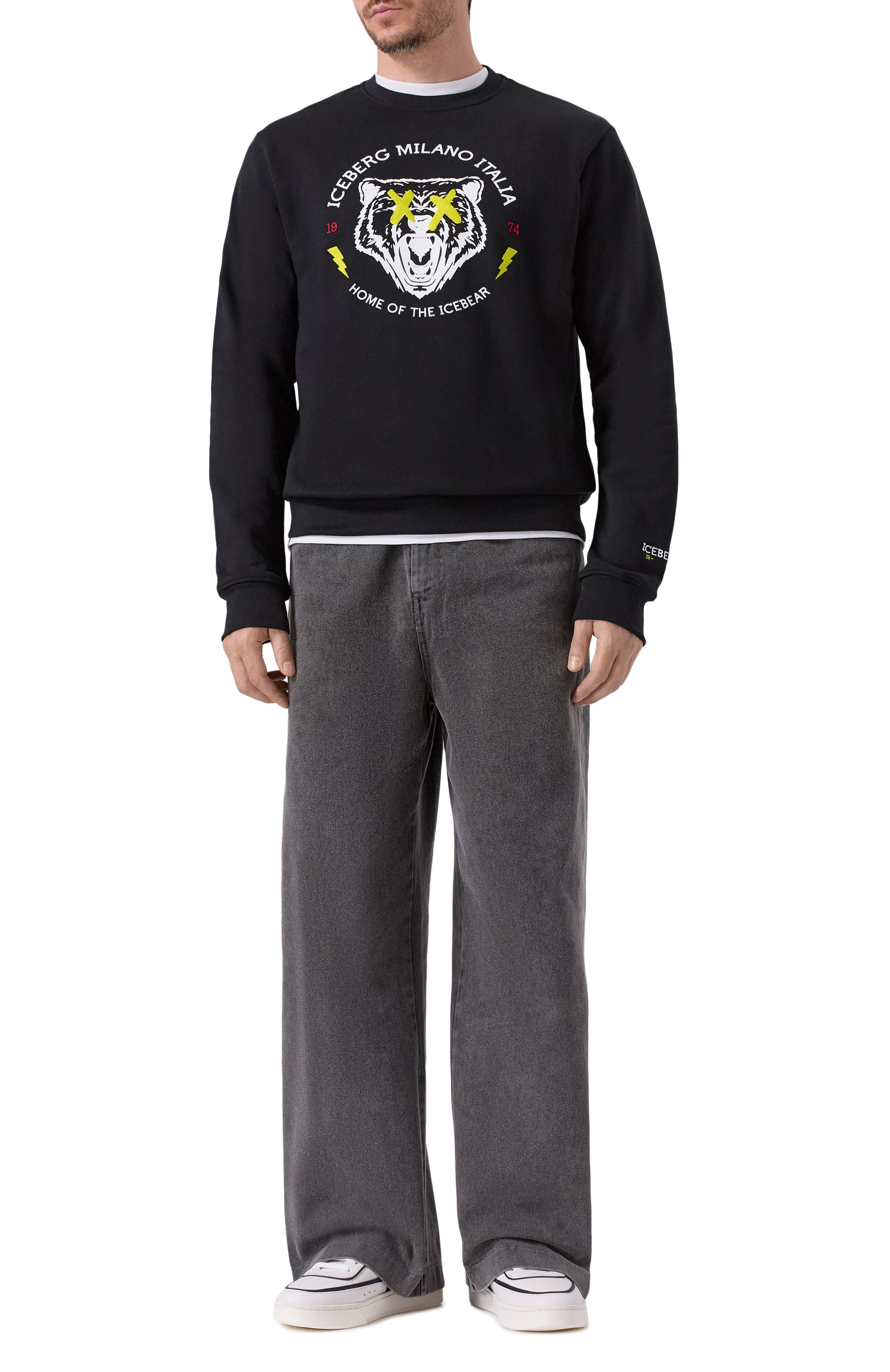Хлопковый свитшот ICEBERG, арт. E034/6341, фото 2