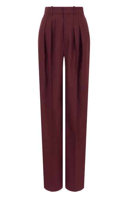 Женские шерстяные брюки SAINT LAURENT, арт. 824389/Y5K32