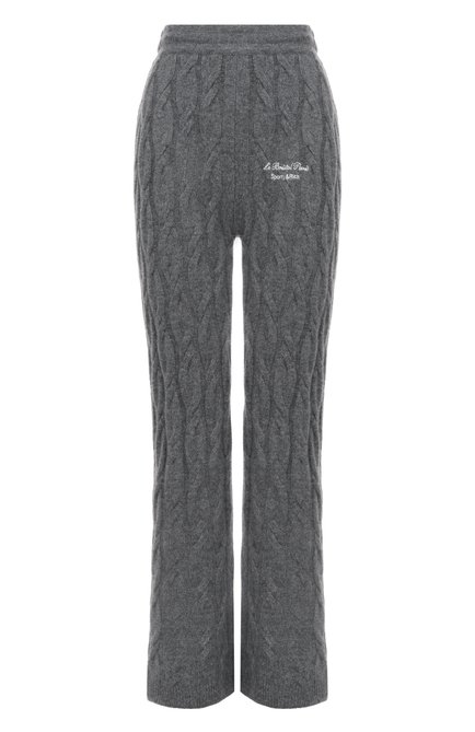 Женские брюки из кашемира и шерсти sporty &amp; rich x le bristol paris SPORTY AND RICH, арт. PA041517619GY03