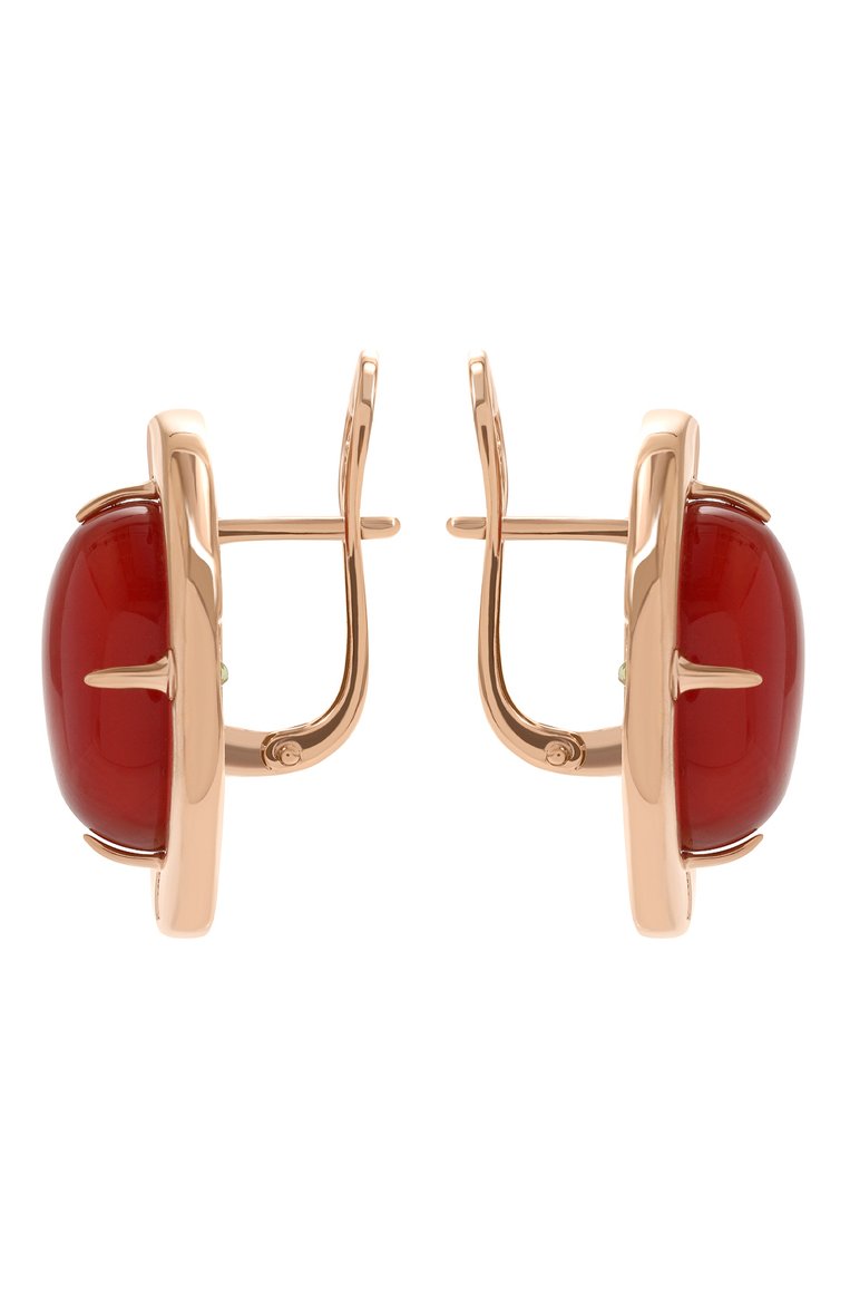 Серьги с сердоликом и хризолитами MOONKA, арт. ai-bg-ser-sr, фото 1