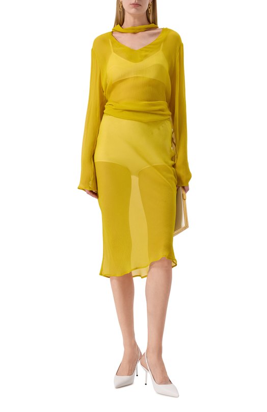 Шорты из вискозы Giambattista Valli 25SSSVCM0MU2/16VIP Белый  25SSSVCM0MU2/16VIP Фото 2