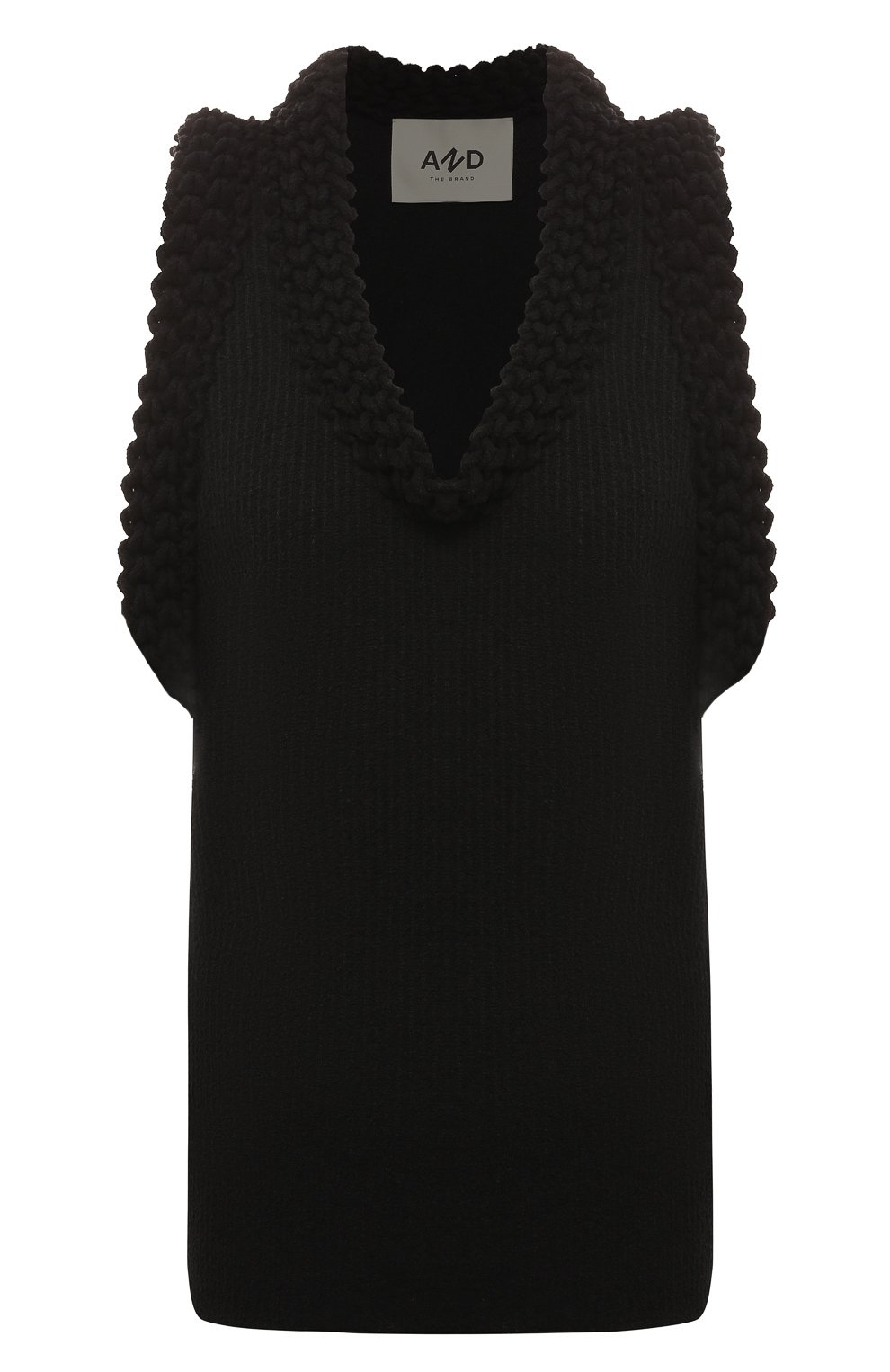 Топ из хлопка и вискозы AND THE BRAND, арт. S24-TP031-1404-900, фото 1