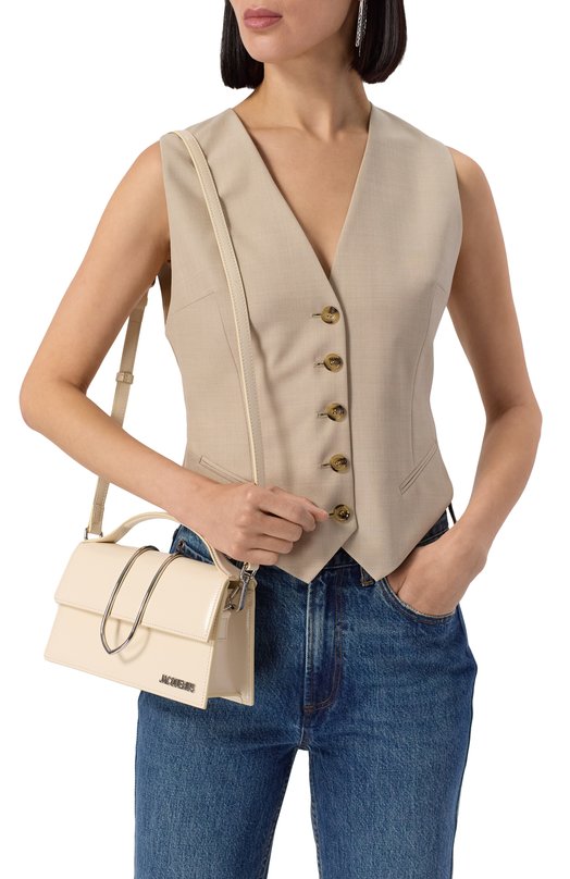 Сумка Le Grand Bambino Jacquemus 24H/243BA406-3128 Кремовый  24H/243BA406-3128 Фото 2