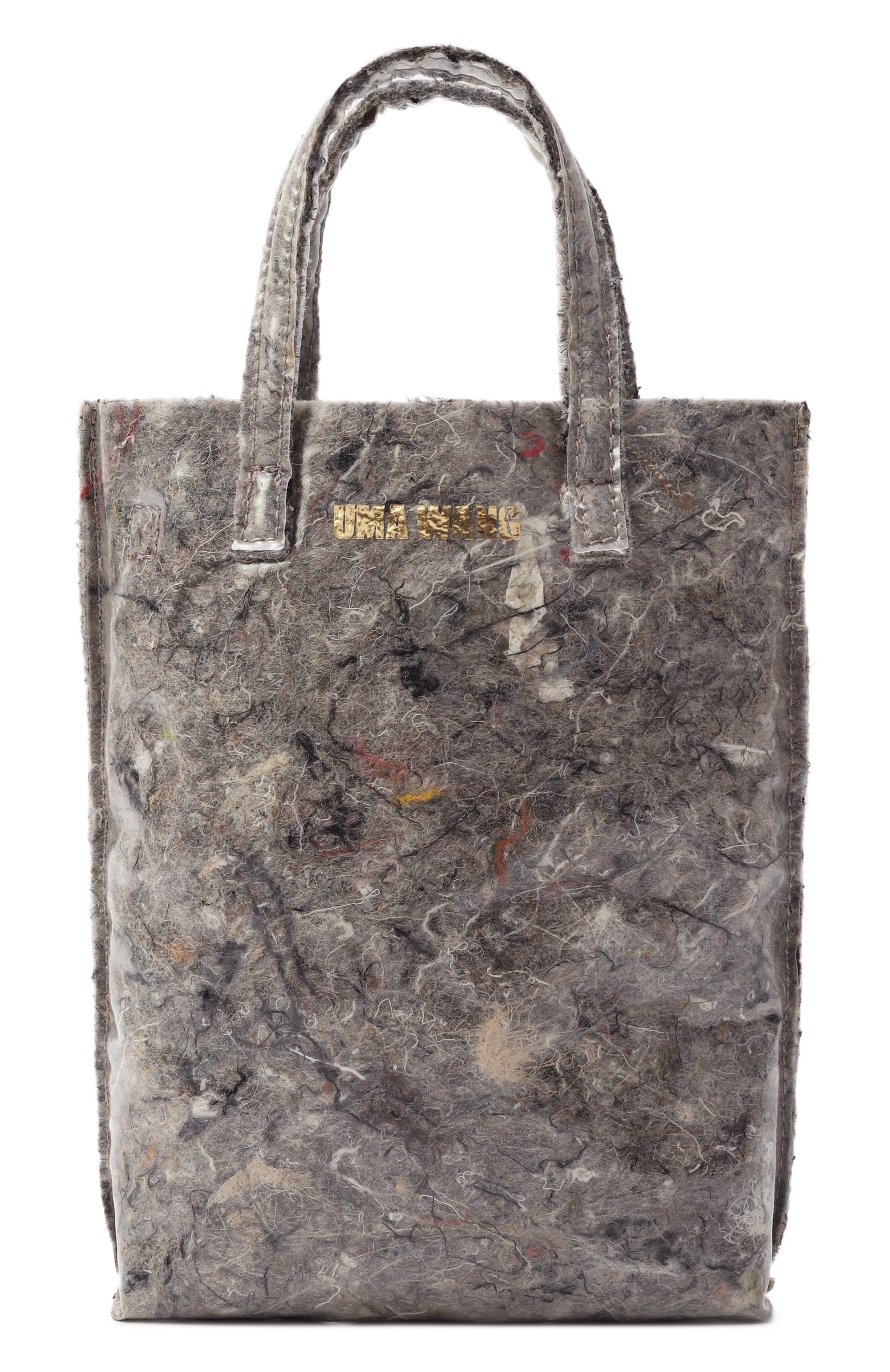 Сумка UMA WANG серого цвета по цене 46350 руб., арт. UB0060, фото 1 Сумка UMA WANG, арт. UB0060, фото 1