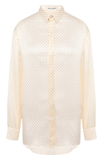 Женская шелковая рубашка SAINT LAURENT, арт. 611900/Y4A13