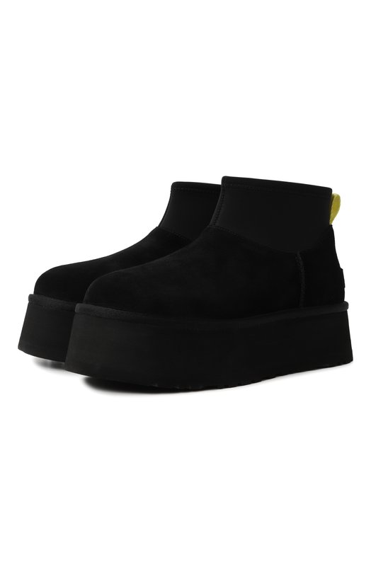Замшевые полусапоги Classic Mini Dipper UGG 1168170 Чёрный 1168170