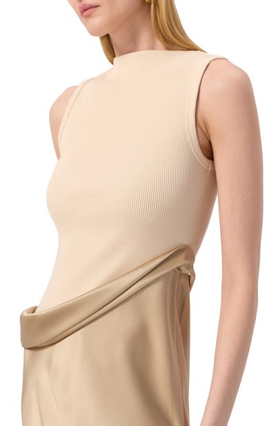 Комбинированное платье NANUSHKA, арт. NW25SSDR21175, фото 5