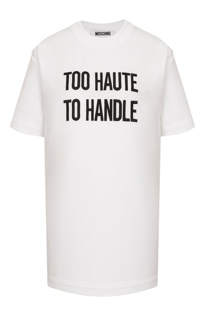 Женская хлопковая футболка MOSCHINO, арт. J0704/5441