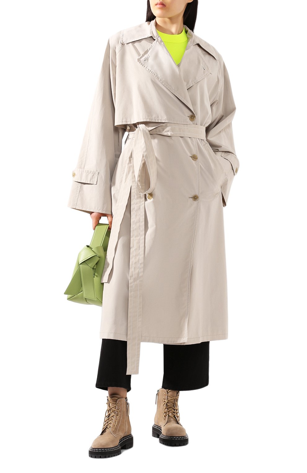 Тренч ACNE STUDIOS бежевого цвета по цене 133000 руб., арт. A90215/W, фото 2 Тренч ACNE STUDIOS, арт. A90215/W, фото 2