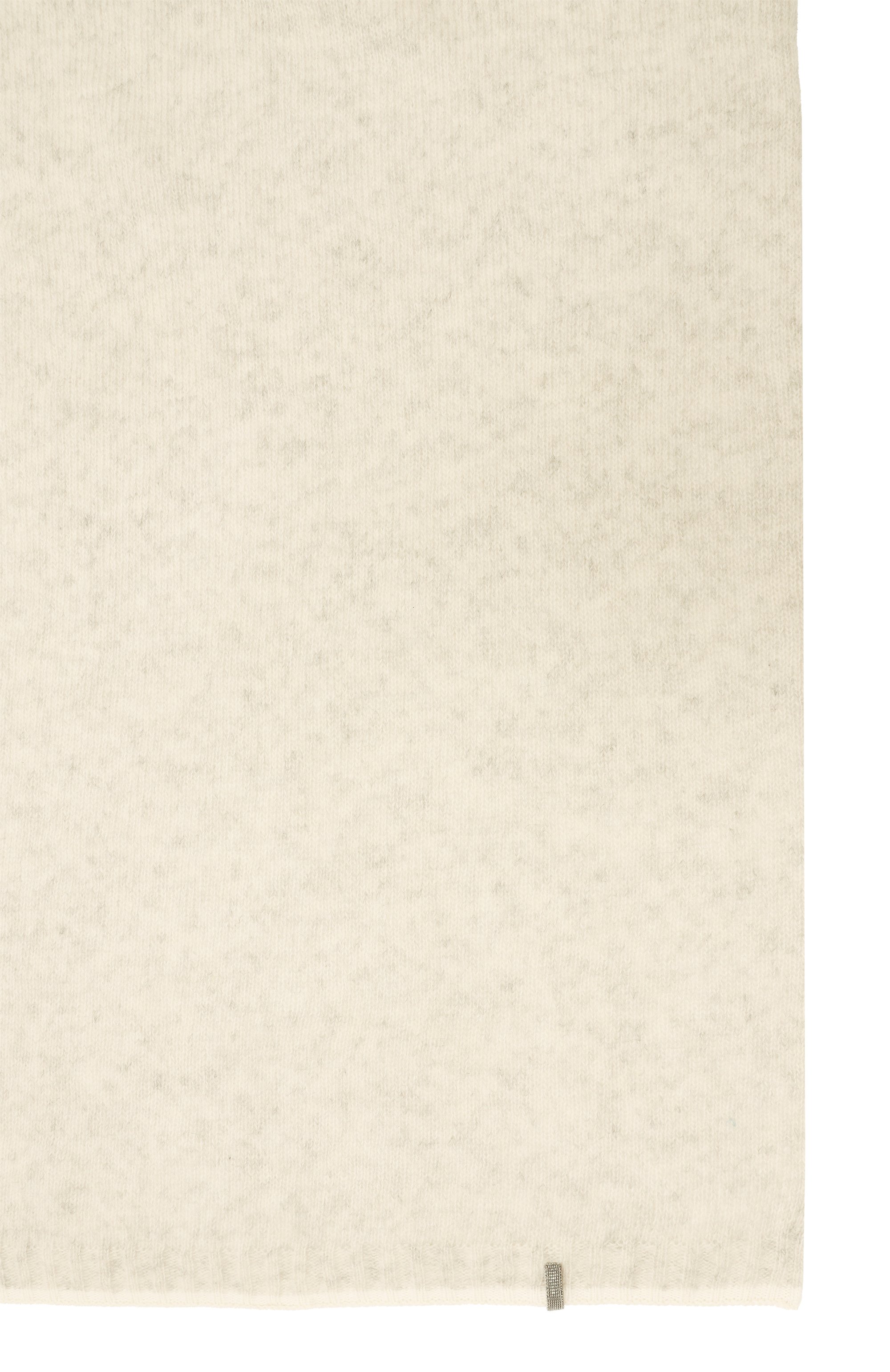 Шерстяной шарф BRUNELLO CUCINELLI кремового цвета по цене 79150 руб., арт. MHM50BP393, фото 3 Шерстяной шарф BRUNELLO CUCINELLI, арт. MHM50BP393, фото 3