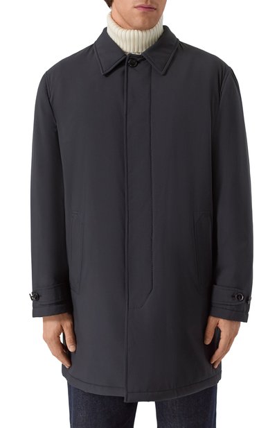 Плащ BRIONI темно-синего цвета по цене 330500 руб., арт. S0RE0LPA906, фото 3 Плащ BRIONI, арт. S0RE0LPA906, фото 3