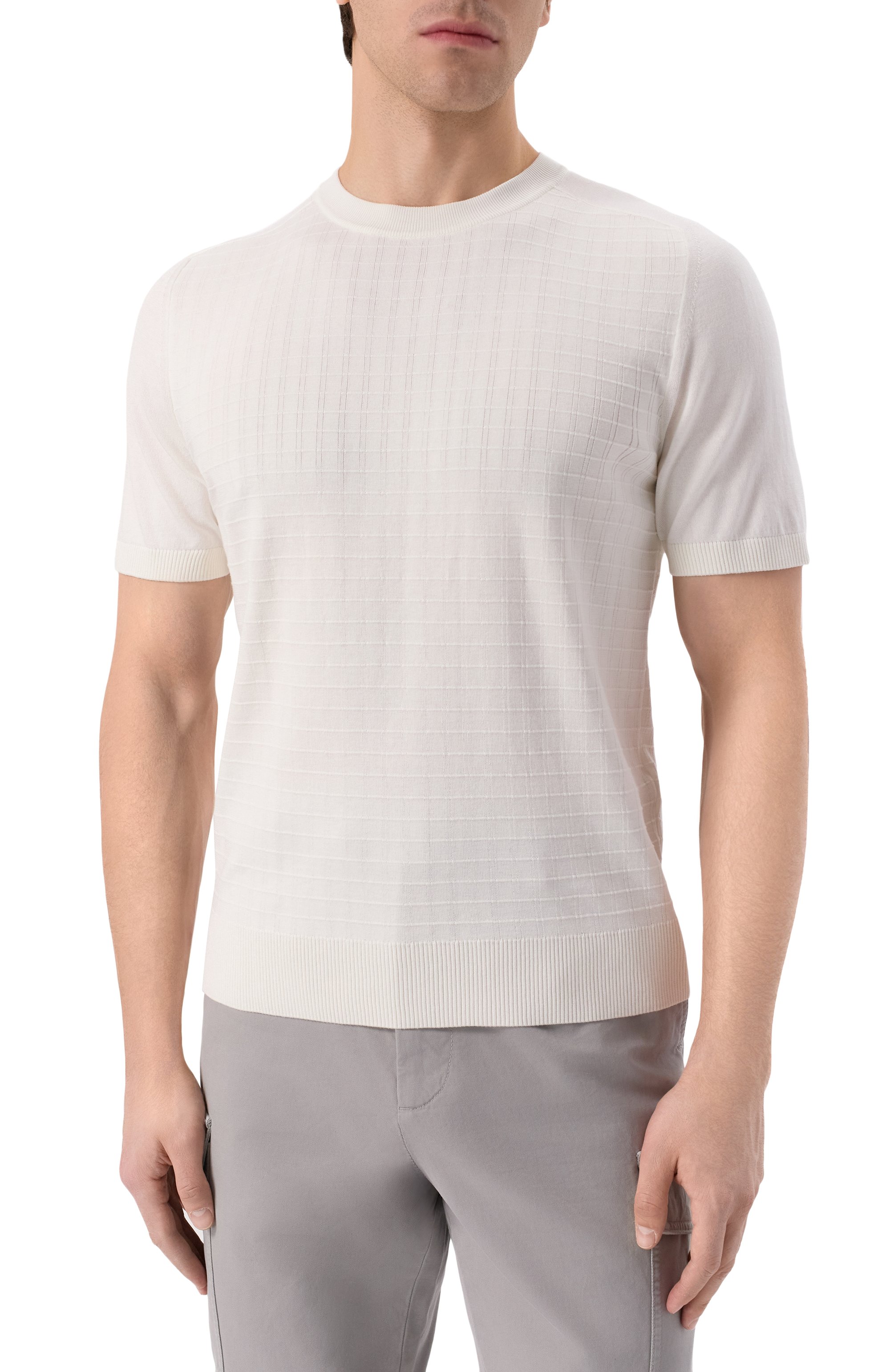 Джемпер из шелка и хлопка CANALI, арт. C1086/MK02272, фото 3