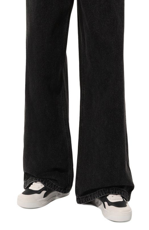 Текстильные кеды One Stud XL Valentino 5Y0S0G37/CPB Серый  5Y0S0G37/CPB Фото 3