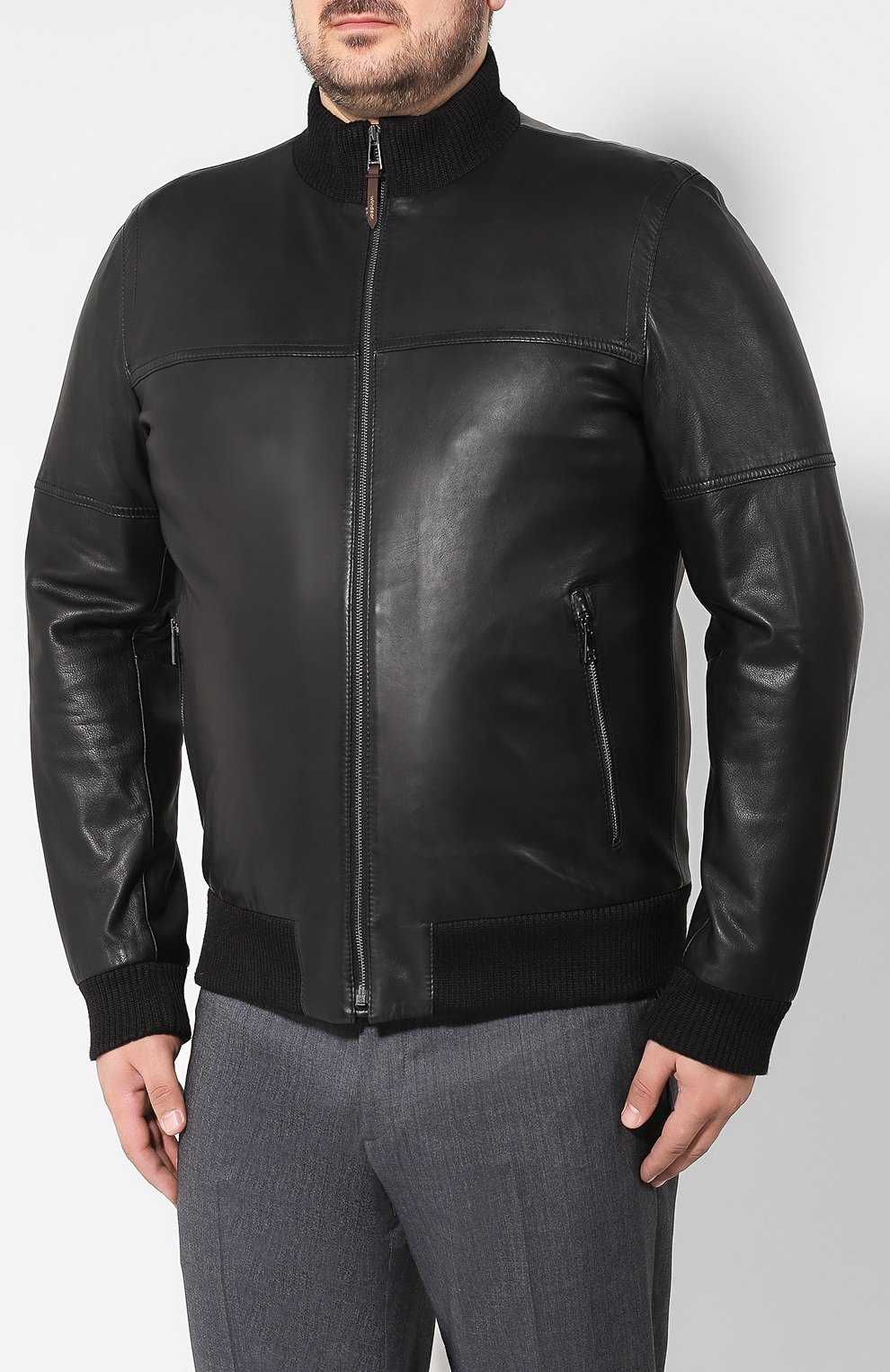 Кожаный бомбер WINDSOR, арт. LEVICI0-L 1300101/56-58, фото 3