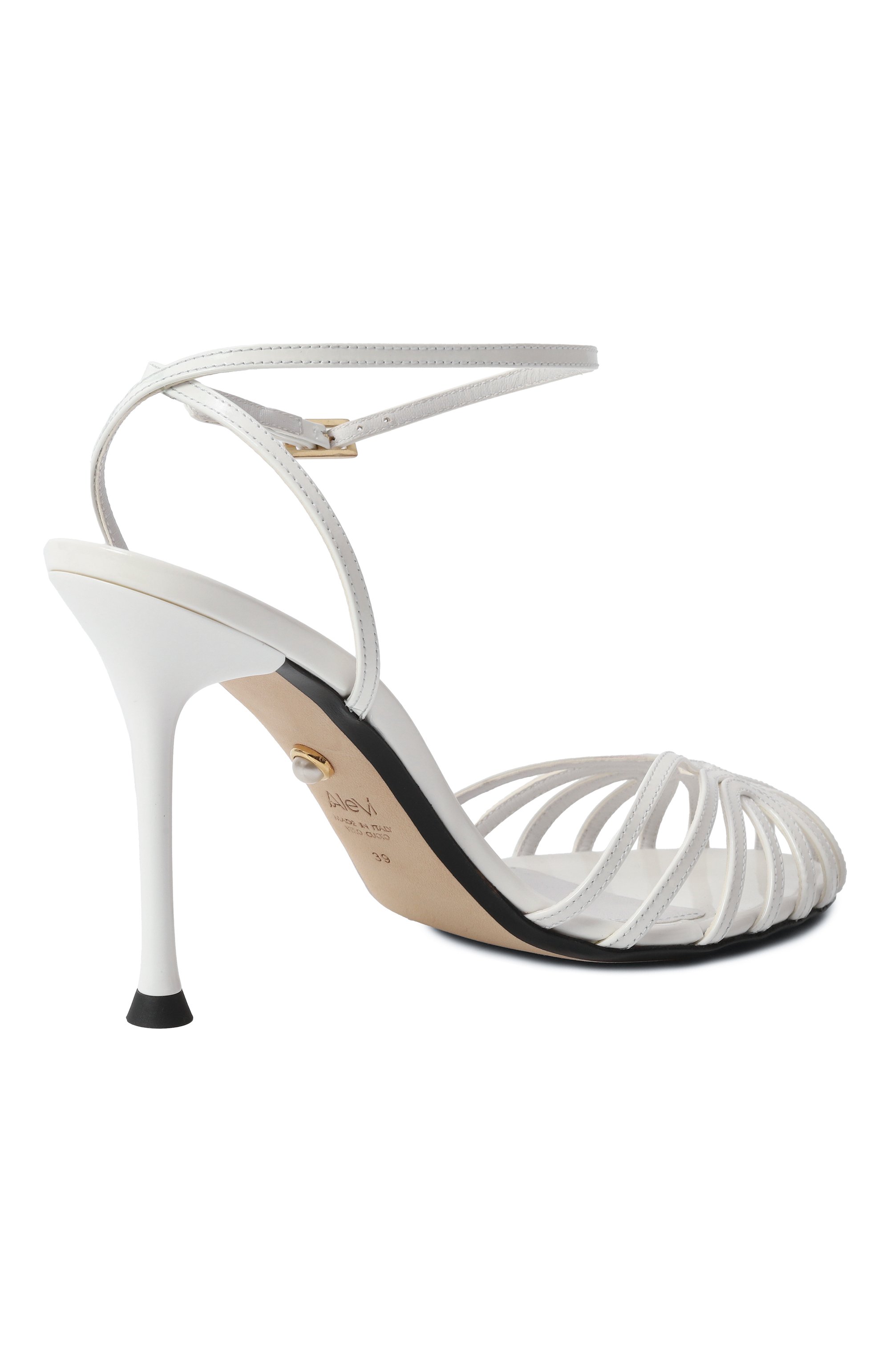 Кожаные босоножки ally 95 ALEVI MILANO, арт. L23SC005.R.0004106, фото 5