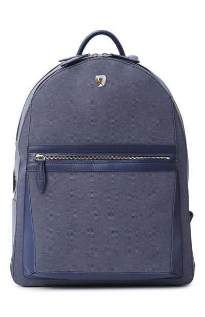 Мужской рюкзак RUBEUS MILANO, арт. BACKPACK BAG MICHELANGEL0/CALFSKIN GRAN PRIX+CANVA