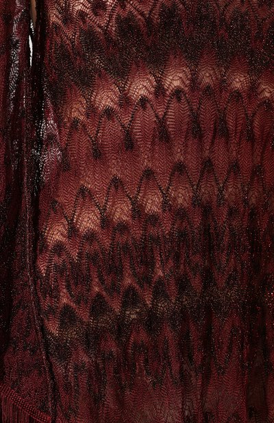 Туника MISSONI бордового цвета по цене 107500 руб., арт. MMQ00130/BR0081, фото 5 Туника MISSONI, арт. MMQ00130/BR0081, фото 5