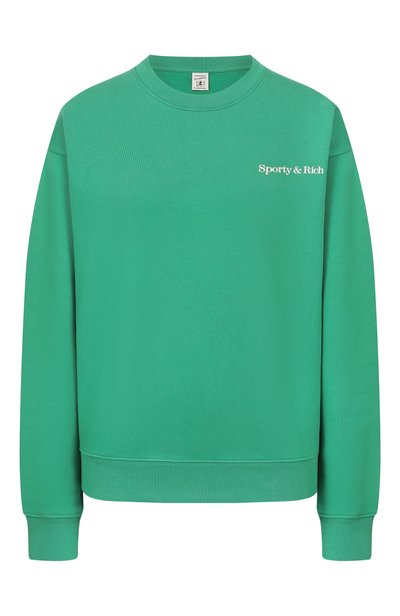 Женский хлопковый свтшот SPORTY AND RICH, арт. ST09873086GR19