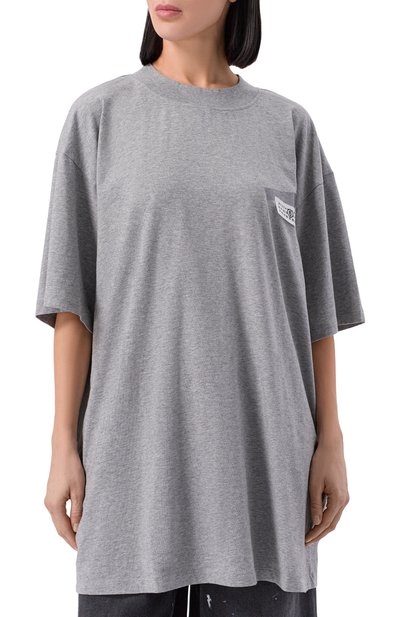 Хлопковая футболка MM6, арт. S62GD0207/M20048, фото 3