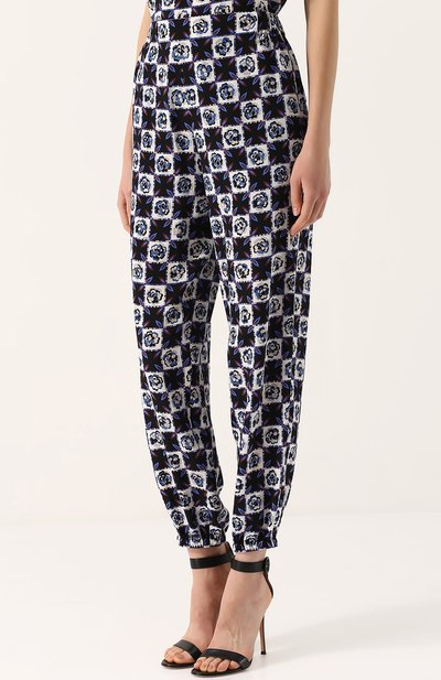 Шелковые брюки с карманами и принтом EMILIO PUCCI, арт. 81RT70/81723, фото 3