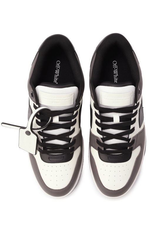 Кожаные кеды Out of Office Off-White 0MIA189C99LEA013 Серый  0MIA189C99LEA013 Фото 6