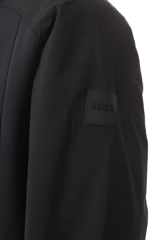 Хлопковая куртка BOSS 50531963 Чёрный  50531963 Фото 6