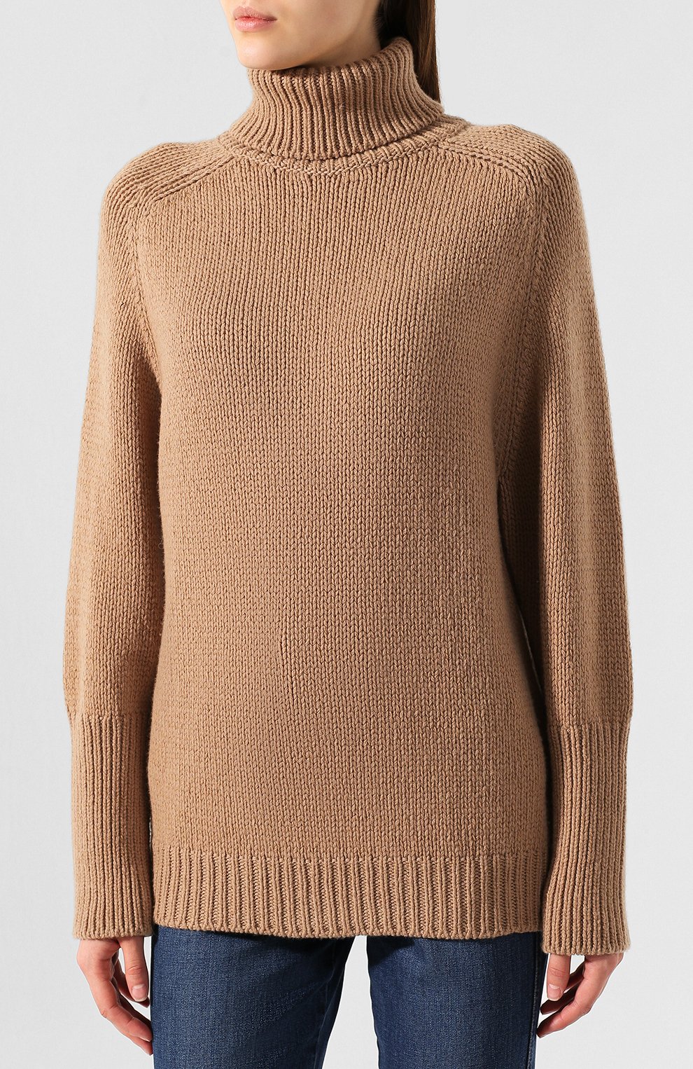 Водолазка из шерсти и кашемира RALPH LAUREN бежевого цвета по цене 199500 руб., арт. 290769807, фото 3 Водолазка из шерсти и кашемира RALPH LAUREN, арт. 290769807, фото 3