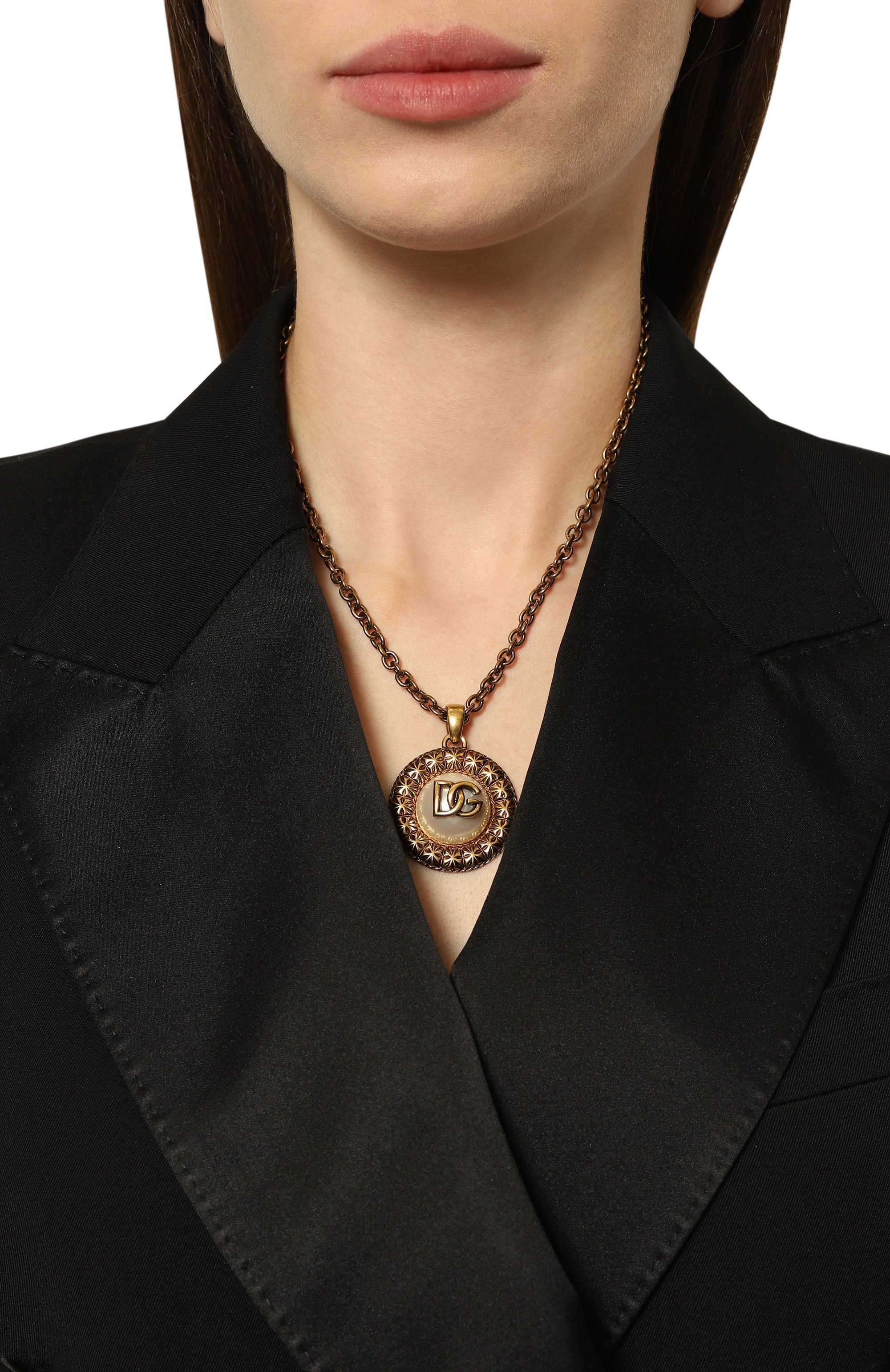 Кулон на цепочке DOLCE & GABBANA, арт. WNQ6L7/W1111/G0LD, фото 2