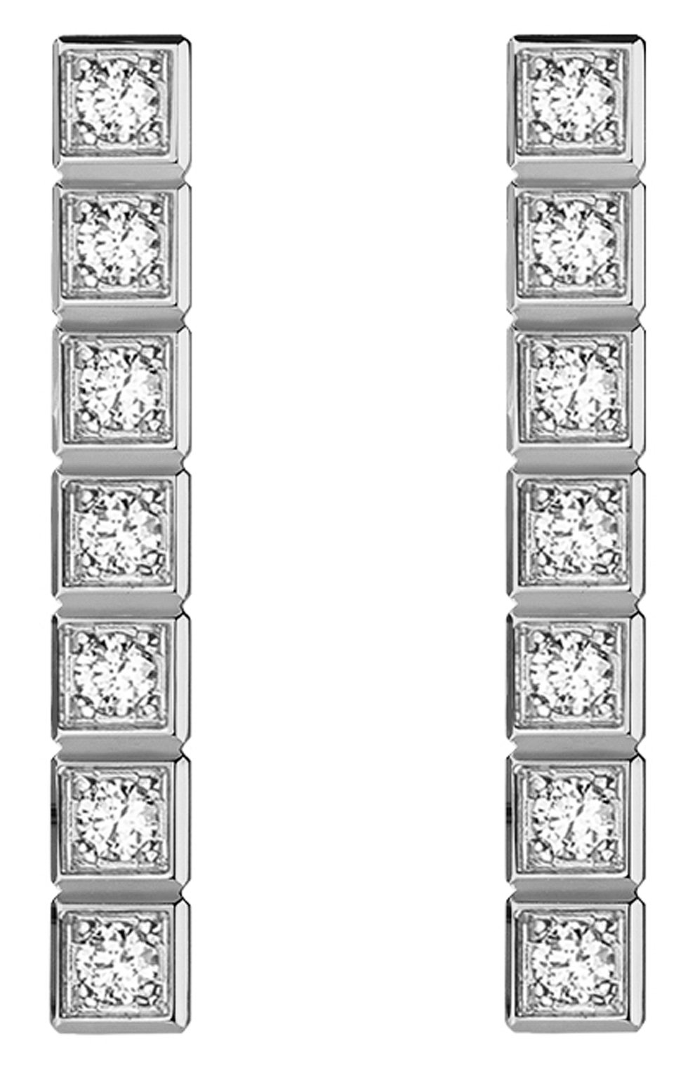 Серьги CHOPARD бесцветного цвета по цене 474500 руб., арт. 837702-1003, фото 1 Серьги CHOPARD, арт. 837702-1003, фото 1