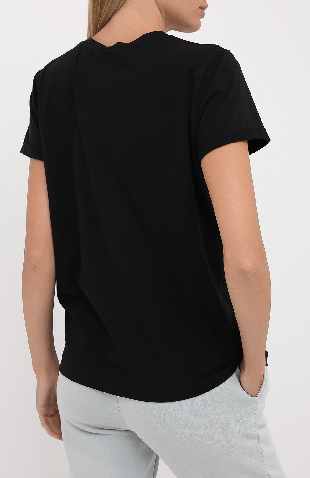 Хлопковая футболка SEVEN LAB, арт. T20-#Q-G021 black, фото 4