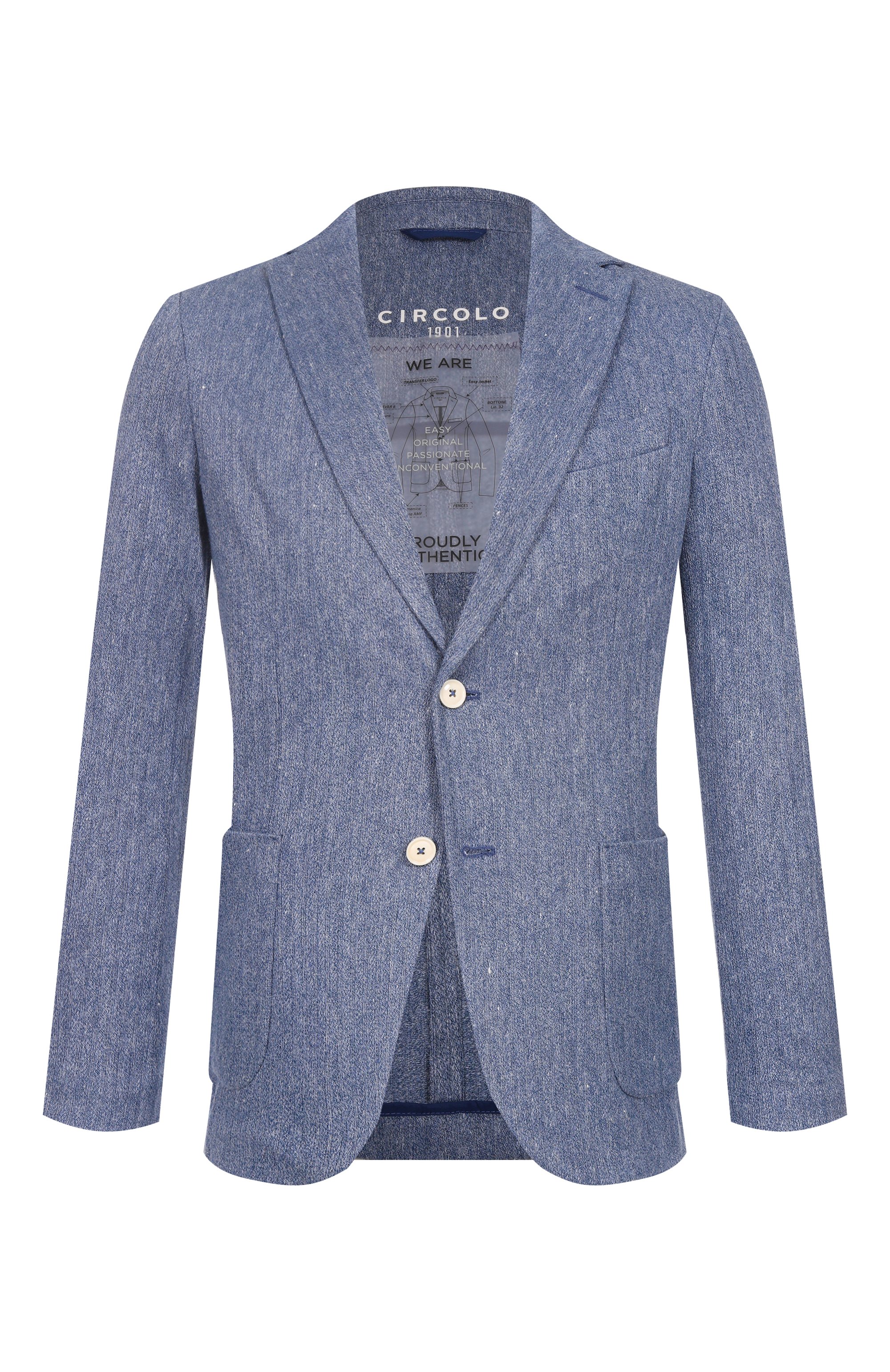 Пиджак изо льна и хлопка CIRCOLO 1901, арт. CN4853, фото 1