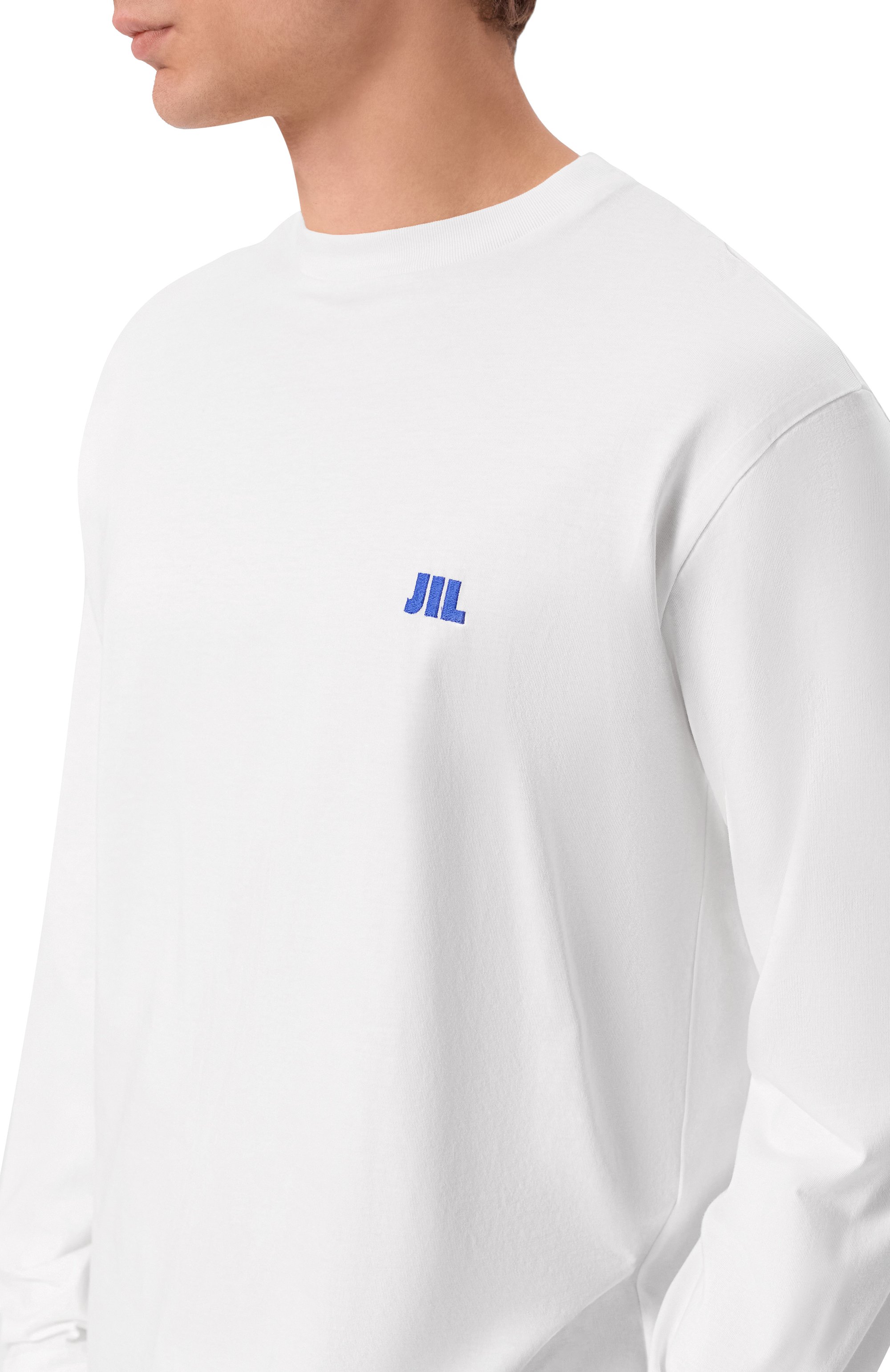 Хлопковый лонгслив JIL SANDER, арт. J22GC0282/J45048, фото 5