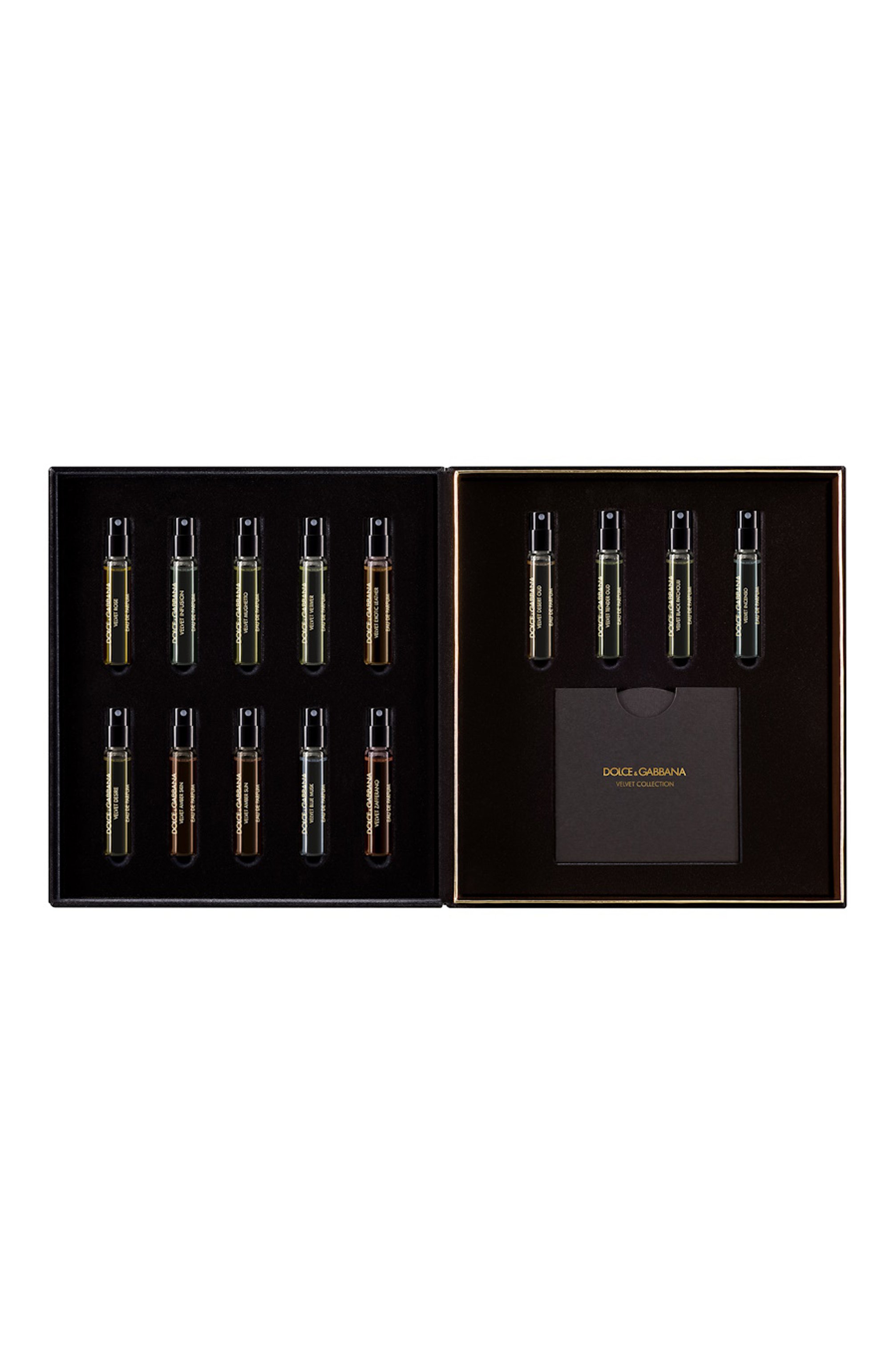 Набор для знакомства с коллекцией velvet collection (14x2ml) DOLCE & GABBANA бесцветного цвета по цене 7920 руб., арт. 8054754400472, фото 1 Набор для знакомства с коллекцией velvet collection (14x2ml) DOLCE & GABBANA, арт. 8054754400472, фото 1