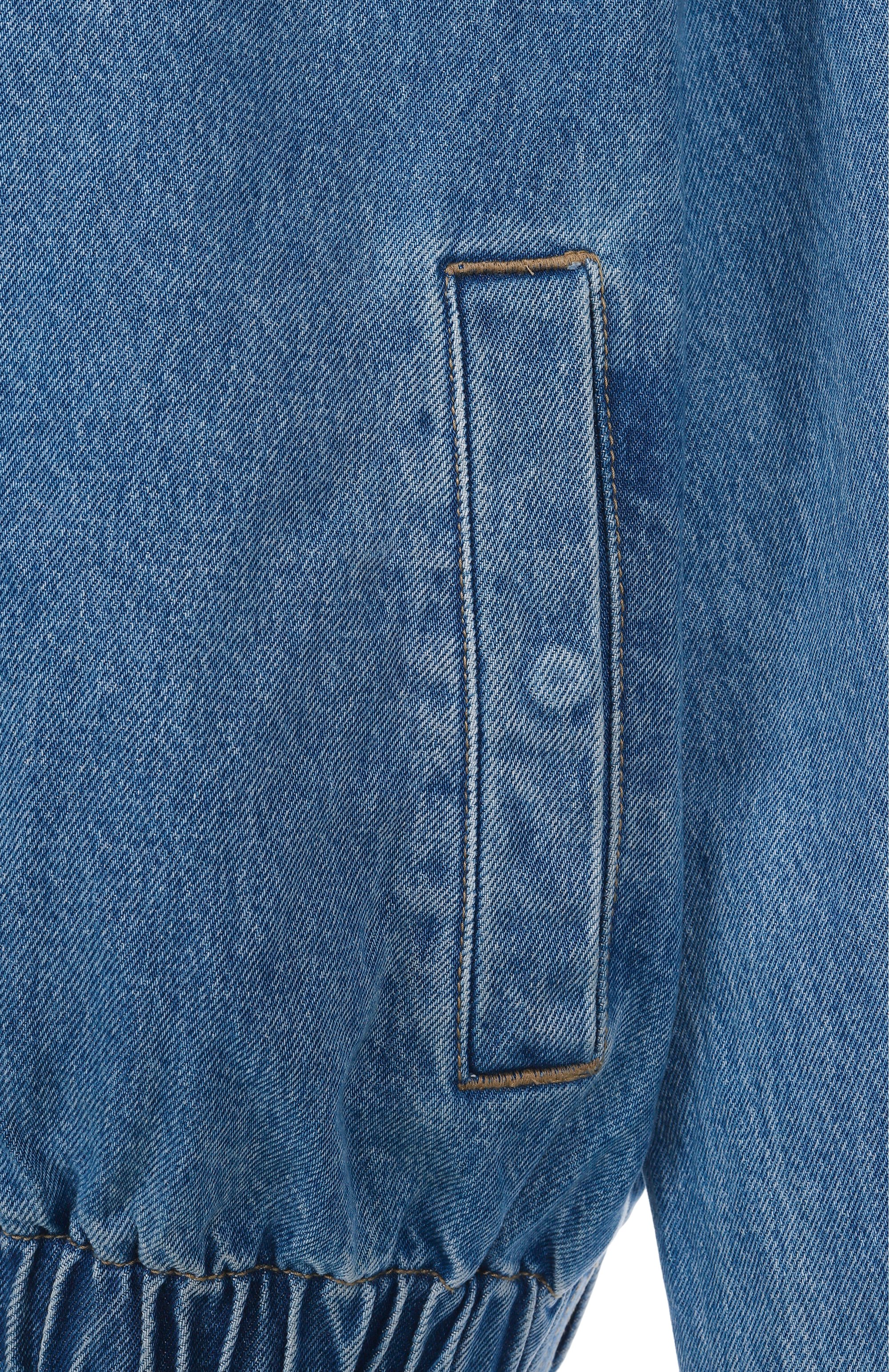 Джинсовый бомбер 12 STOREEZ, арт. 129647, фот�о 6