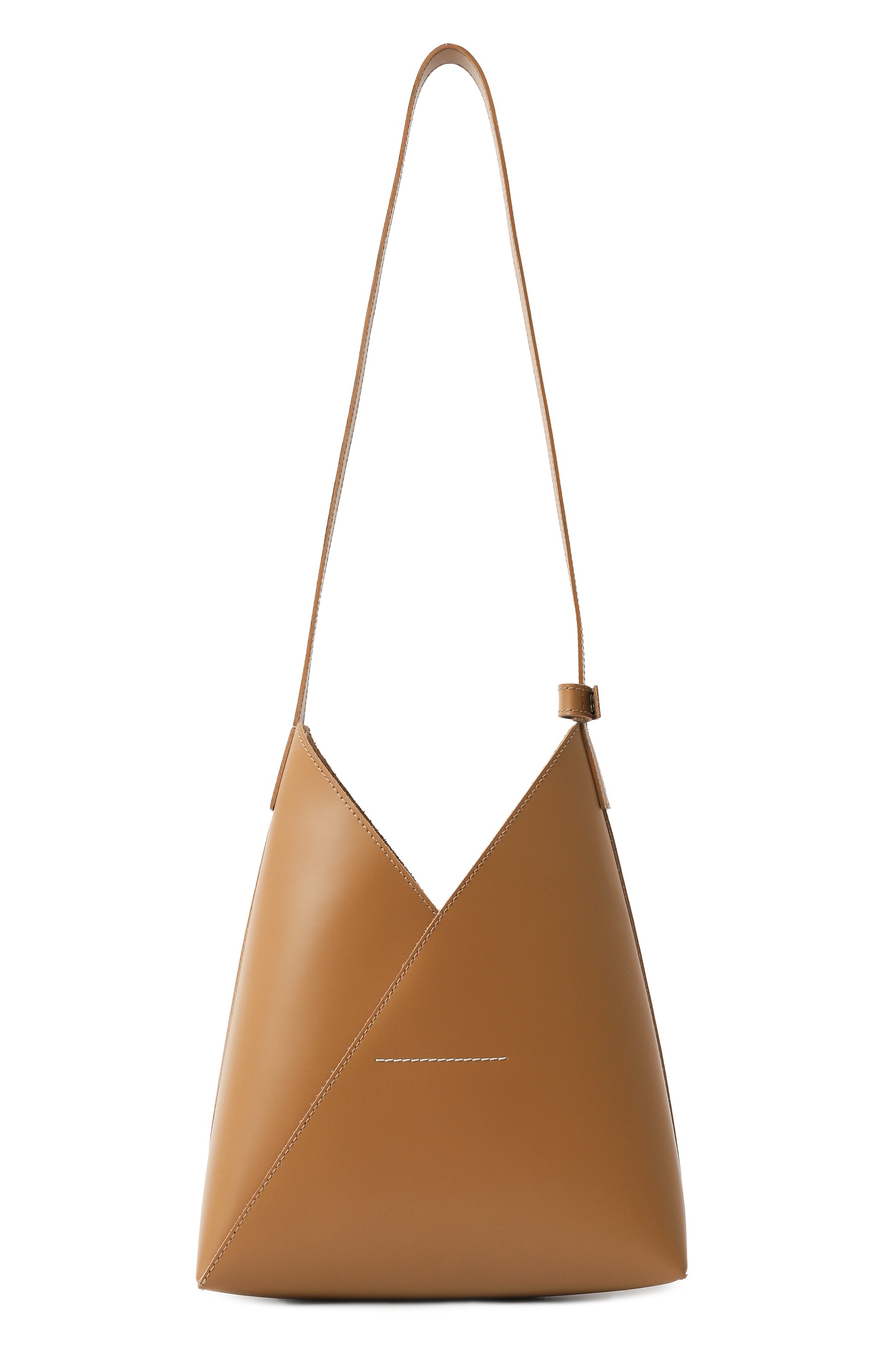 Сумка fortune cookie small MM6 светло-коричневого цвета по цене 75750 руб., арт. SB6ZH0019/P7183, фото 6 Сумка fortune cookie small MM6, арт. SB6ZH0019/P7183, фото 6