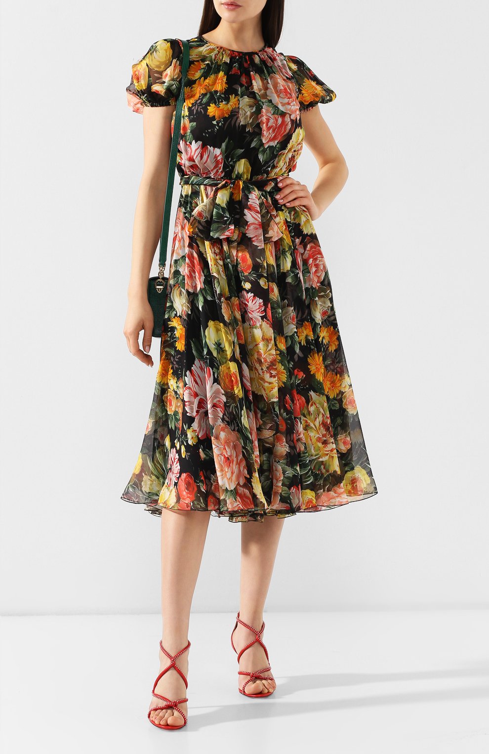 Шелковое платье DOLCE & GABBANA, арт. F6904T/HS1W1, фото 2
