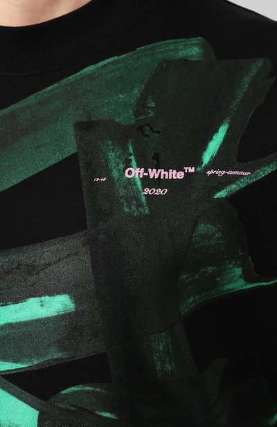 Хлопковая футболка OFF-WHITE, арт. 0WAA072R20H841271040, фото 5