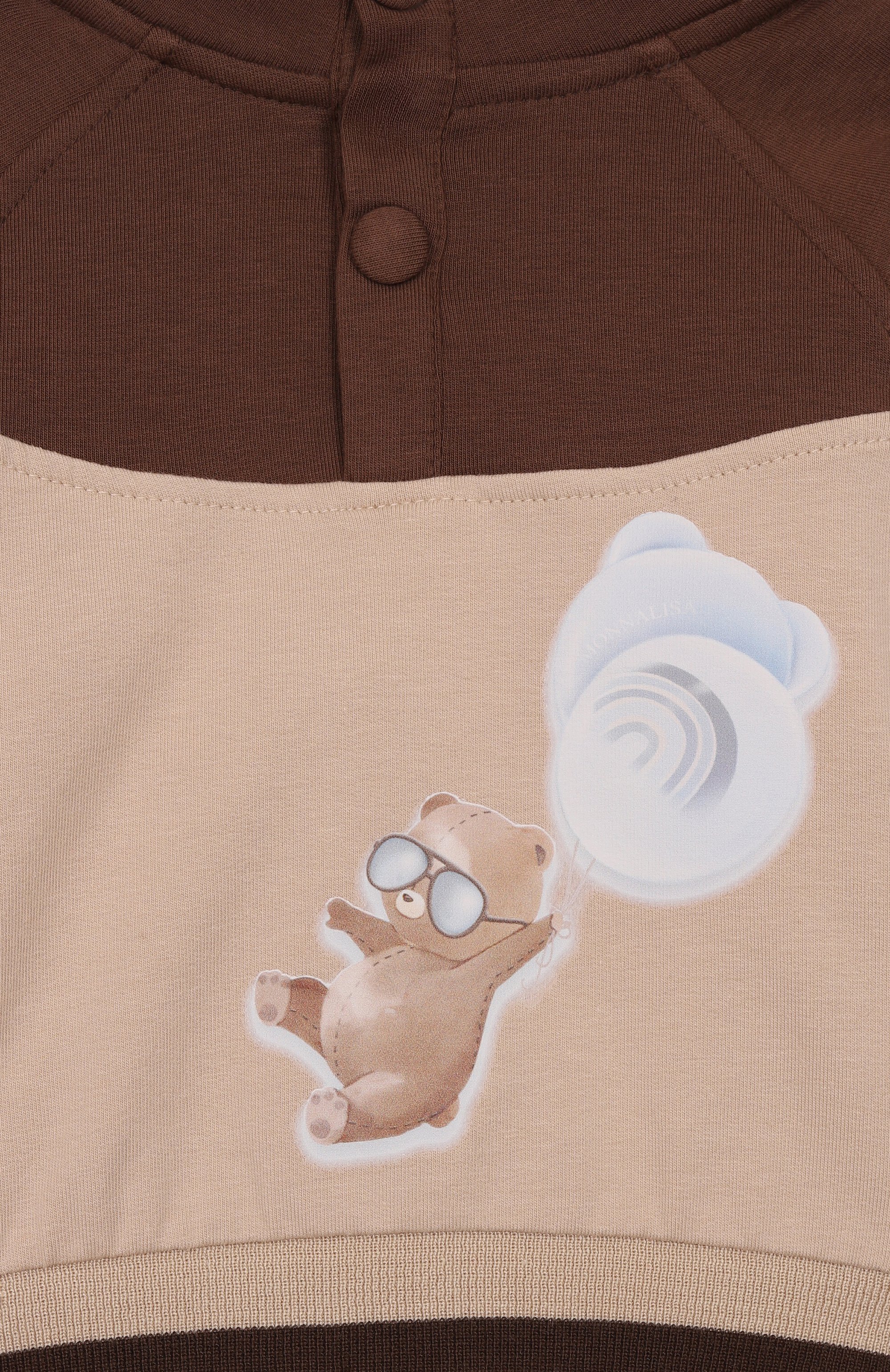 Хлопковая толстовка MONNALISA, арт. 28F603, фото 3