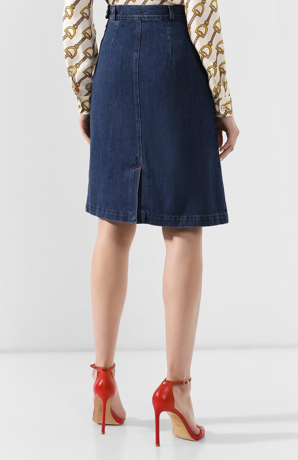 Джинсовая юбка GUCCI, арт. 562902/XDAJV, фото 4