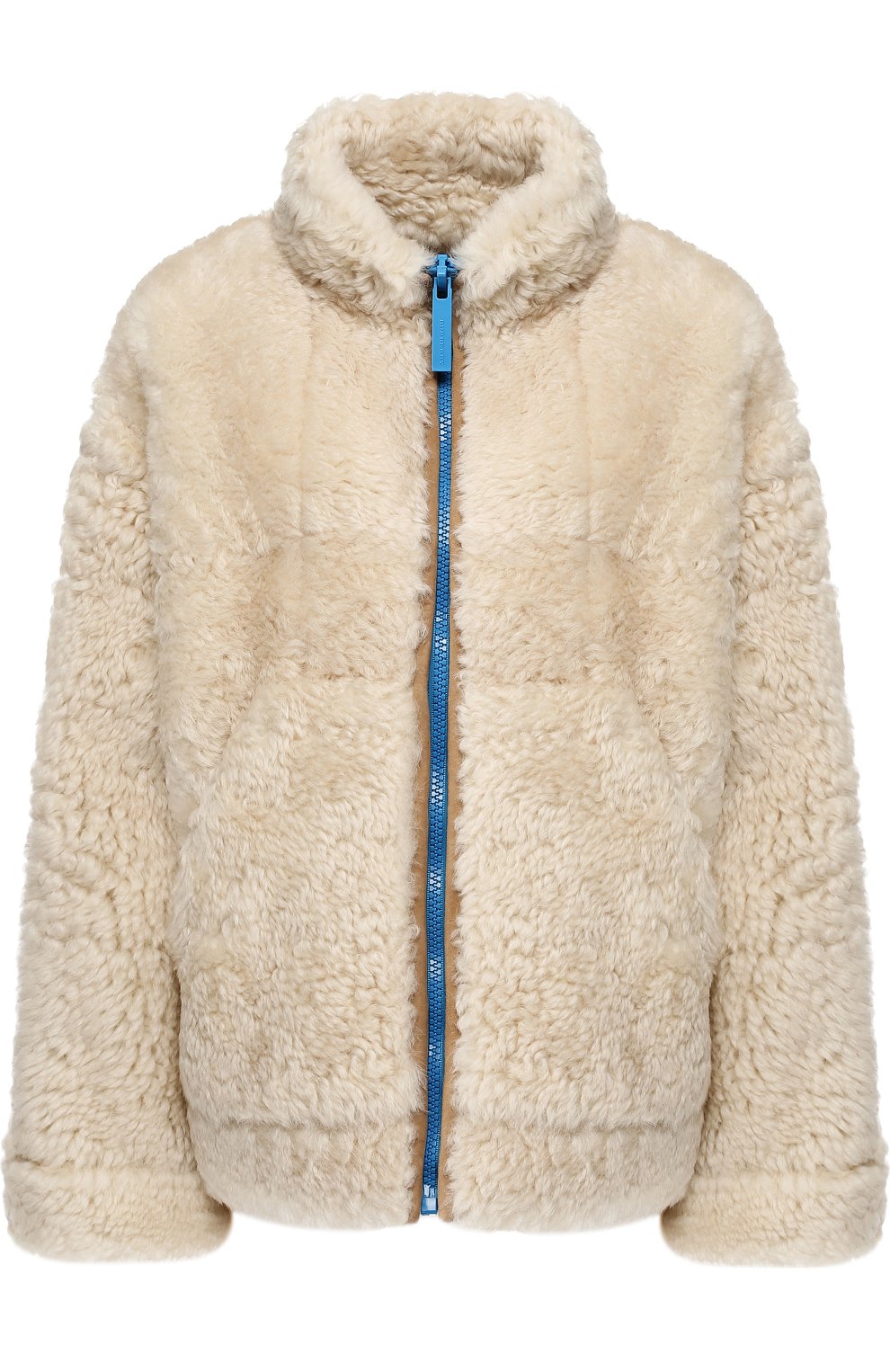 Укороченное меховое пальто из овчины BURBERRY, арт. 8002349, фото 1