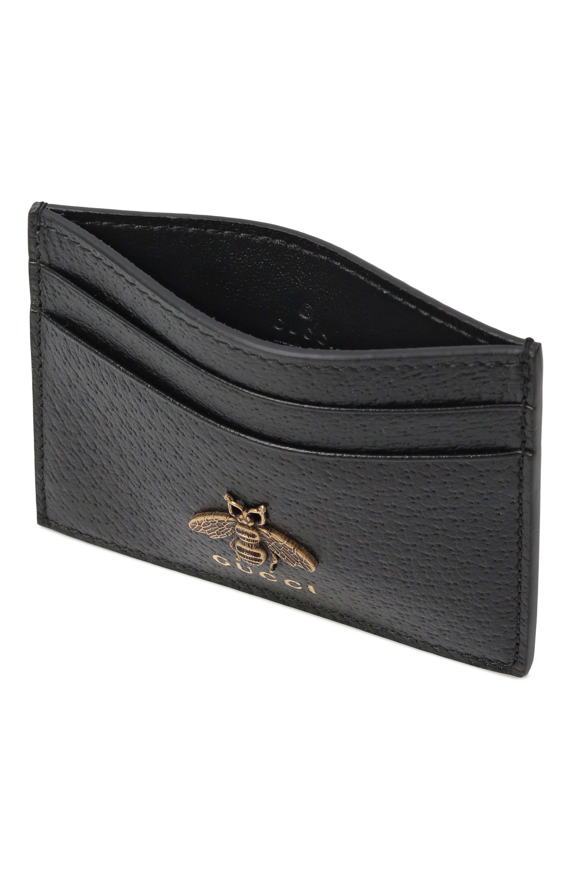 Кожаный чехол для кредитных карт animalier GUCCI, арт. 523685/DJ20T, фото 3